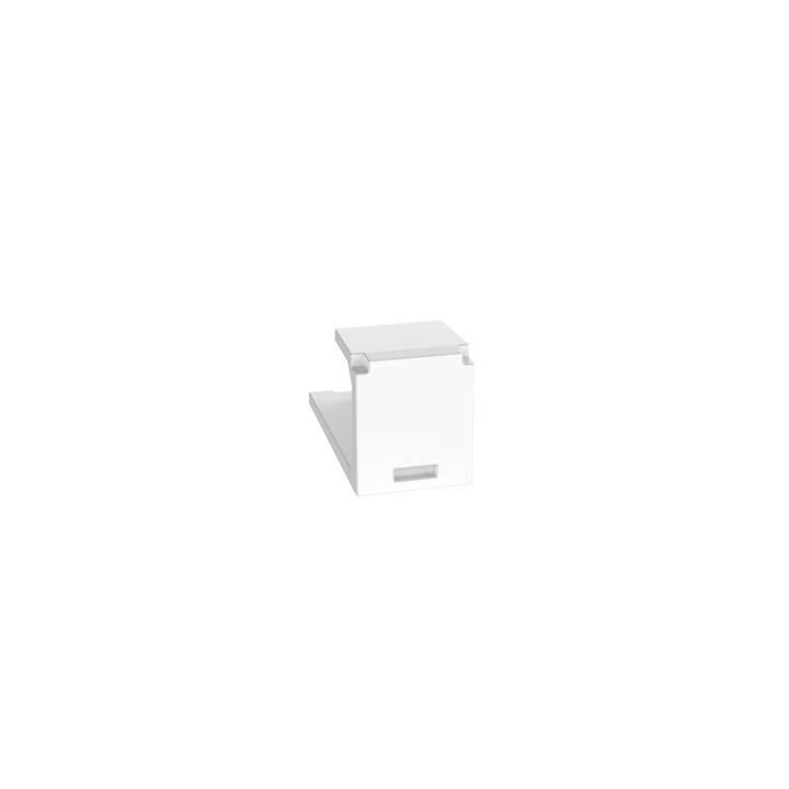 Módulo de Tapa Ciega (Inserto Ciego), Mini-Com, Color Blanco, 1 Pieza