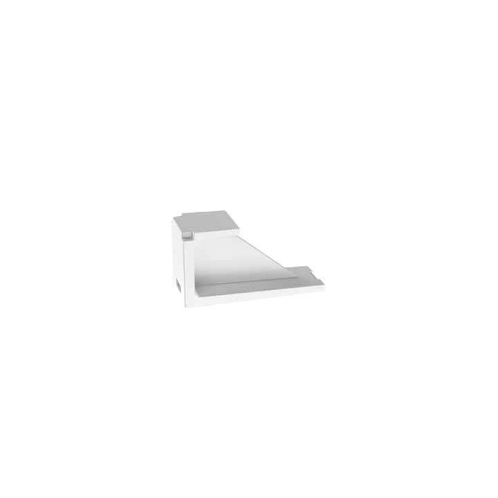 Módulo de Tapa Ciega (Inserto Ciego), Mini-Com, Color Blanco, 1 Pieza
