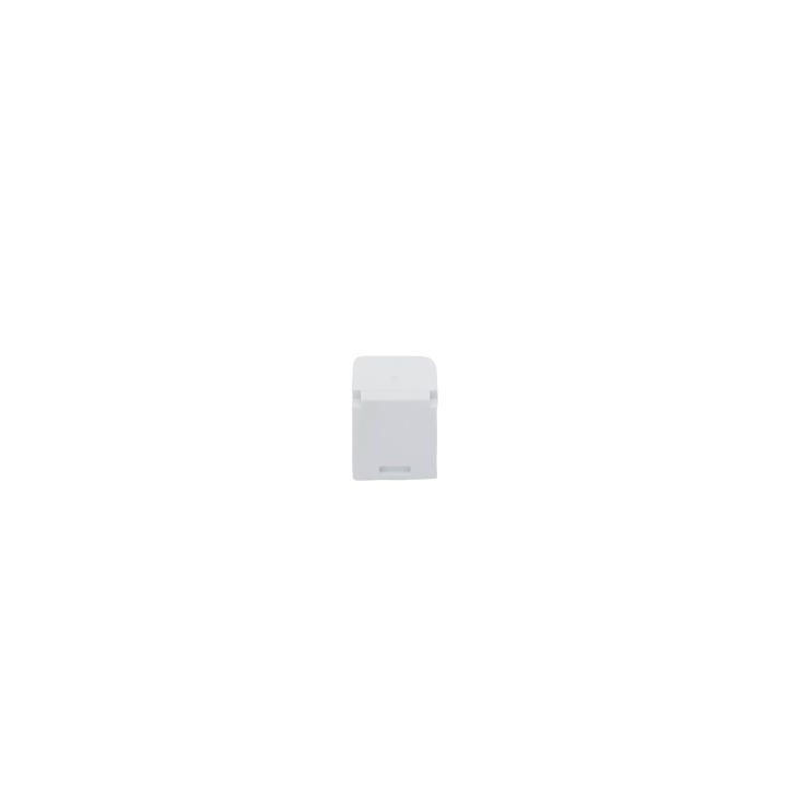 Módulo de Tapa Ciega (Inserto Ciego), Mini-Com, Color Blanco, 1 Pieza