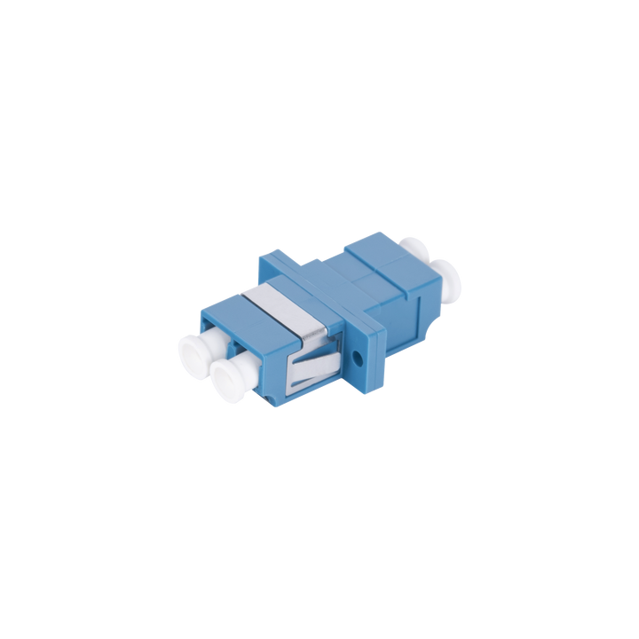 Módulo Acoplador de Fibra Óptica Duplex LC/UPC a LC/UPC Compatible con Fibra Monomodo