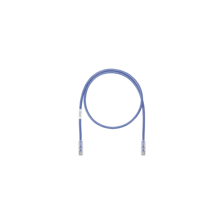 Cable de Parcheo UTP, Cat6A, 24 AWG, CM, Color Azul, 15.24 Metros (50 Pies)