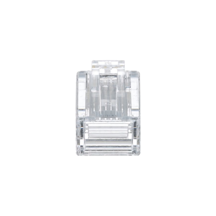 Plug RJ45 Cat5e, Para Cable UTP de Calibres 24-26 AWG, Chapado en Oro de 50 Micras, Paquete de 50 Piezas