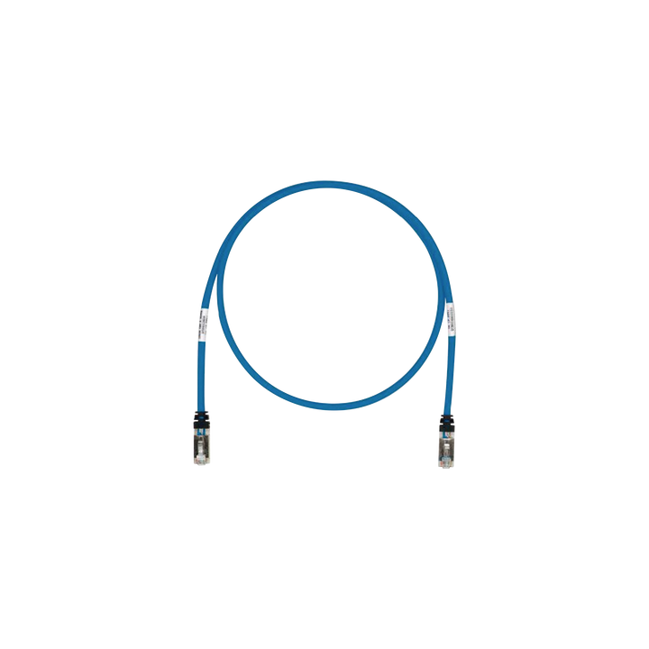 Patch Cord Cat6A, Blindado S/FTP, CM/LS0H, 3.05 Metros (10 Pies), Color Azul