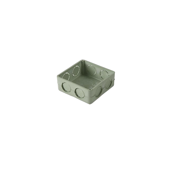 Caja Cuadrada de 1/2"  para Instalaciones de PVC Conduit Pesado.