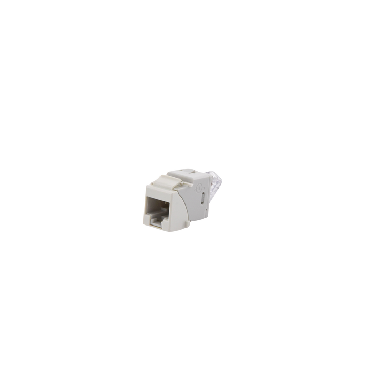 Jack Ultramax Cat6, UTP, Tipo Keystone, Color Blanco, Punch Down