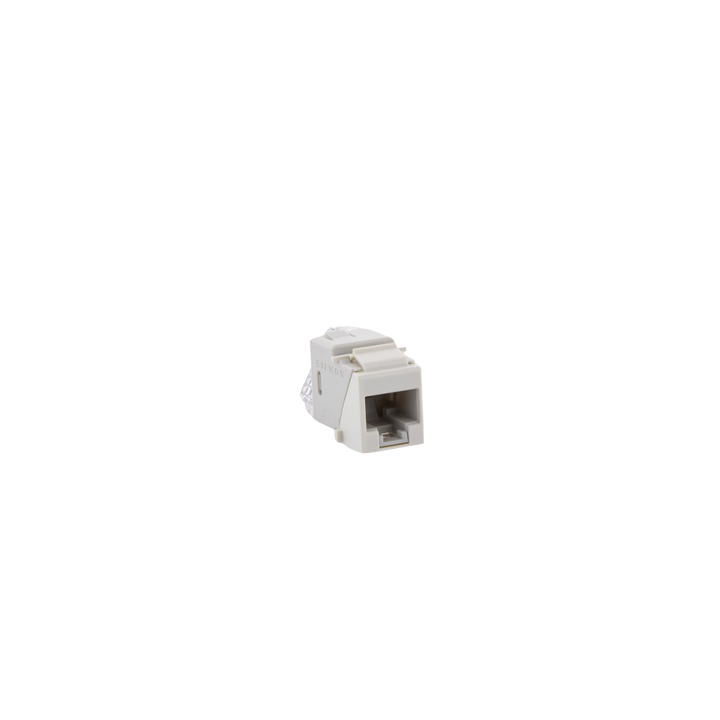 Jack Ultramax Cat6, UTP, Tipo Keystone, Color Blanco, Punch Down