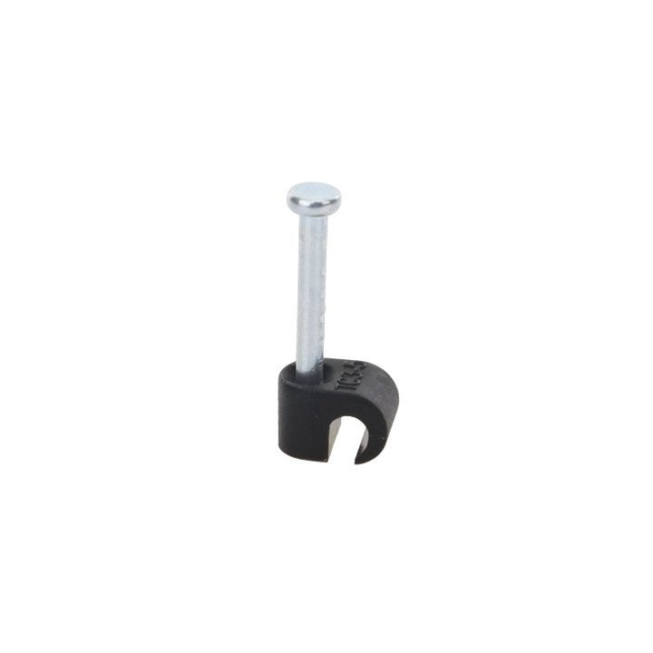 Grapa negra para Fibra óptica redonda de 3 mm (100pzs) (3101-00400)