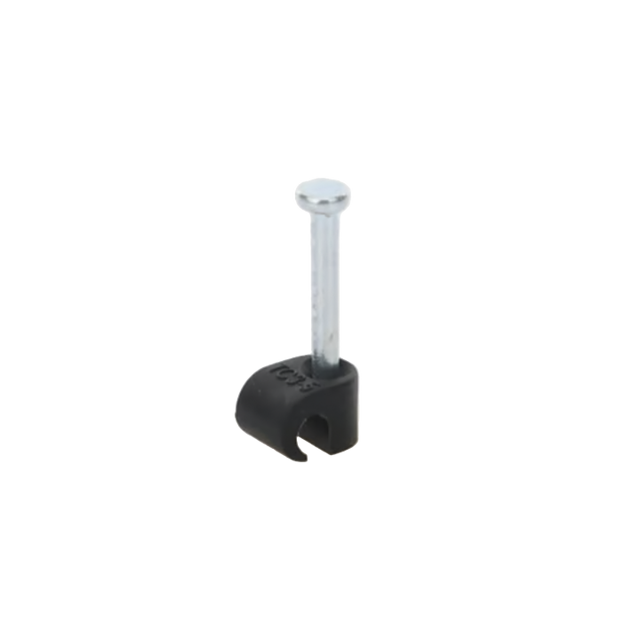 Grapa negra para Fibra óptica redonda de 3 mm (100pzs) (3101-00400)