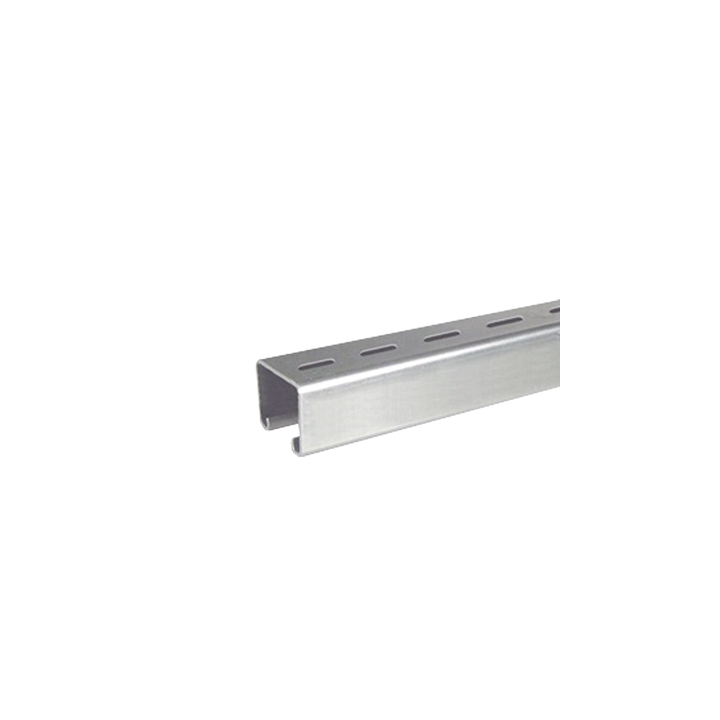 Unicanal Perforado 4 x 4 cm x 3 m / Calibre 16 / Galvanizado Electrolítico.