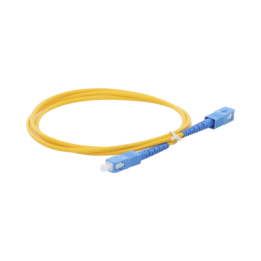 Jumper de Fibra Óptica Monomodo SC/UPC-SC/UPC Simplex de 1 Metro (3.28 Pies), 3mm