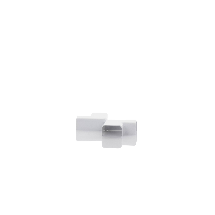 Conexión en ángulo recto "L", para uso con canaleta LD10, material ABS, Color Blanco