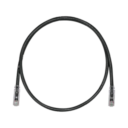Cable de Parcheo TX6, UTP Cat6, 24 AWG, CM, Color Negro, 0.91 Metros (3 Pies)