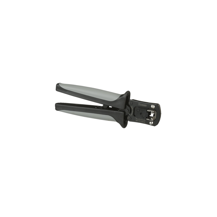 Pinzas Ponchadoras Para Plugs Modulares RJ45, Cat5e, Cat6 y Cat6A, Color Negro