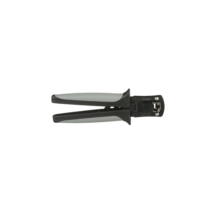 Pinzas Ponchadoras Para Plugs Modulares RJ45, Cat5e, Cat6 y Cat6A, Color Negro