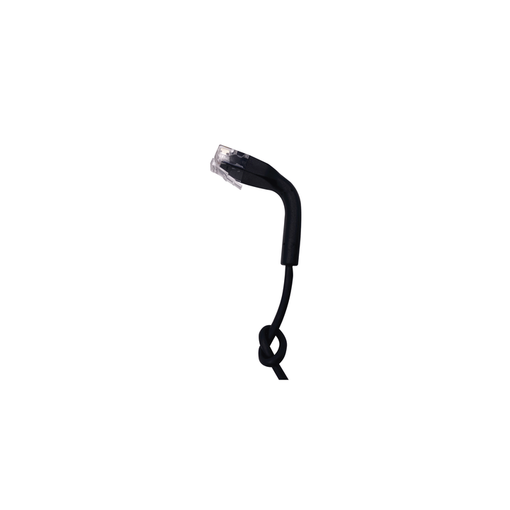 Mini Patch Cord Cat6 Ultra Slim 1 Metro (3.28 Pies) Negro ? Ahorra Espacio sin Organizadores, con Bota Flexible