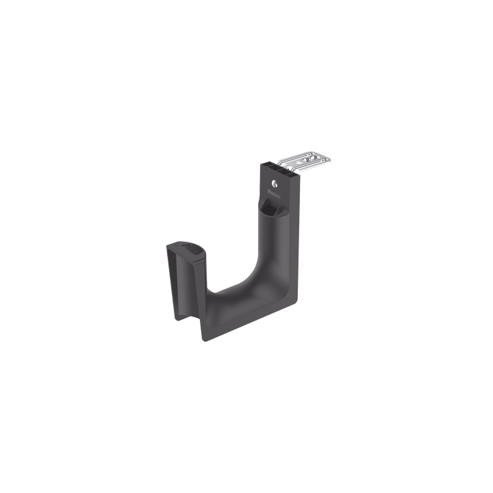 Sujetador STRONGHOLD tipo J (J-Hook), Con Soporte para Montaje en Techo, Para 180 Cables Cat6, Nylon 6.6, Color Negro,