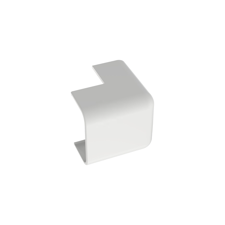 Esquinero exterior, para uso con canaleta LD10, material ABS, Color Blanco