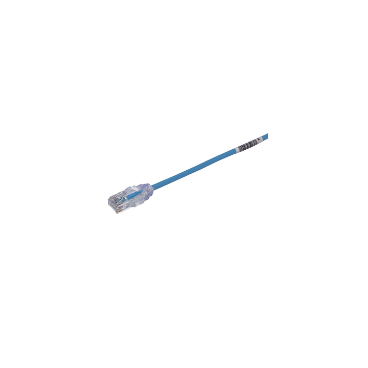 Cable de Parcheo TX6, UTP Cat6, Diámetro Reducido (28AWG), Color Azul, 10 Metros (32.81 Pies)