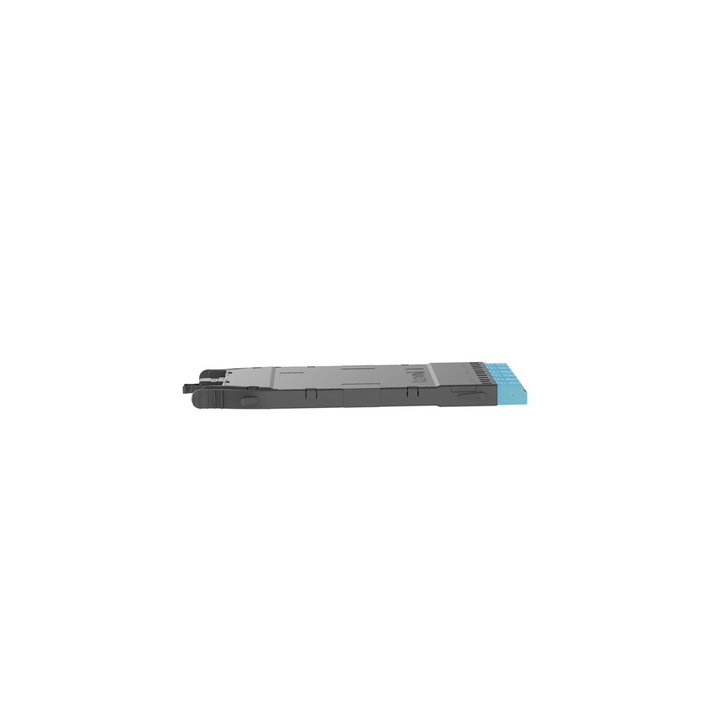 Cassette HD Flex Para 12 Fibras Multimodo OM4, de MPO a 6 Conectores LC Duplex, Color Aqua