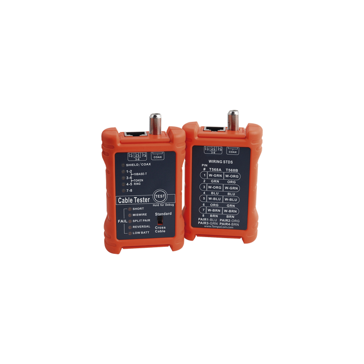 Tester Profesional para Mapeo de Cables de Red/Coaxiales