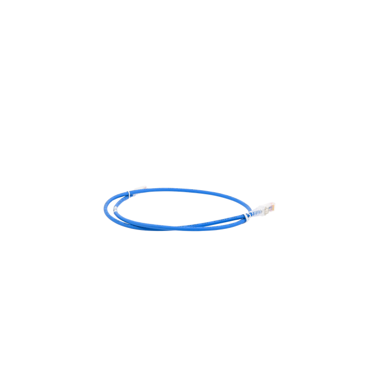 Patch Cord MC6 Modular Cat6 UTP, CM/LS0H, 0.91 Metros (3 Pies), Color Azul, Versión Bulk (Sin Empaque Individual)