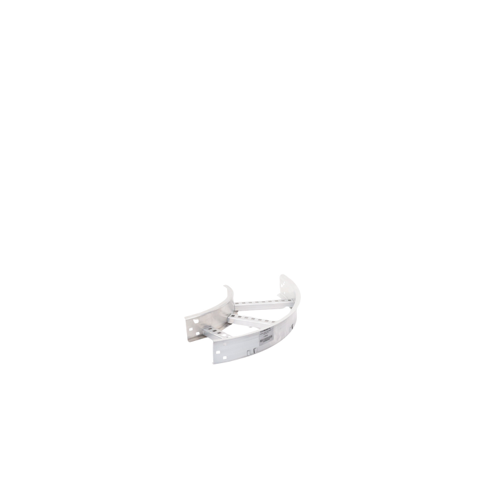 Curva Horizontal de Aluminio de 90° Perfil Z / Peralte 3 1/4" / Ancho 9" / Radio 8" / Incluye Tornillería