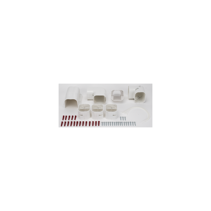 Kit de Canaletas Para la Organización de Tuberías y Cables Eléctricos en Instalaciones de Aire Acondicionado, Uso en