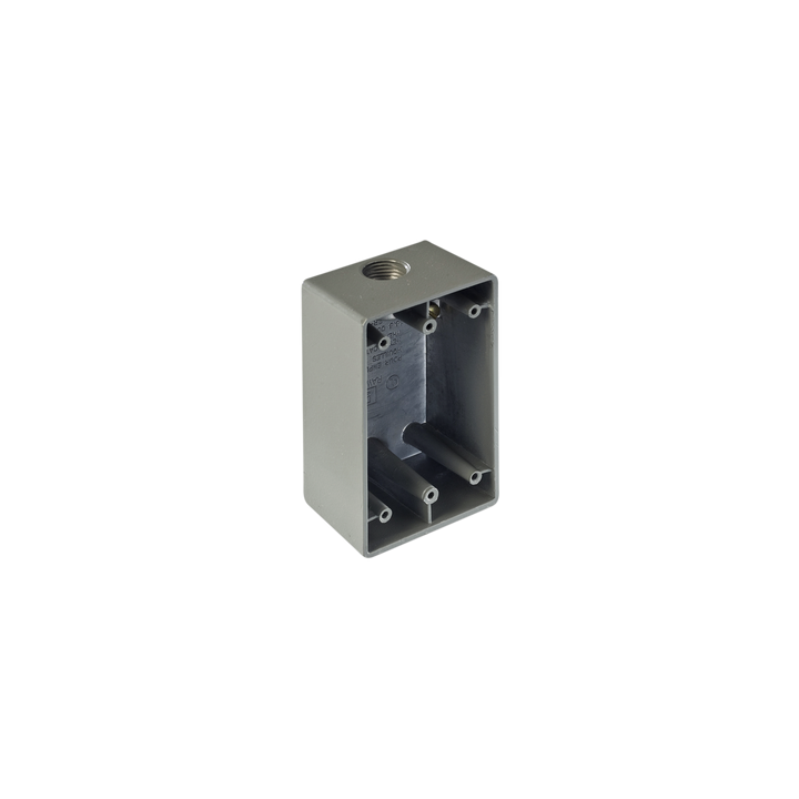Caja Condulet FS de 1" (25.4 mm) con una boca a prueba de intemperie.