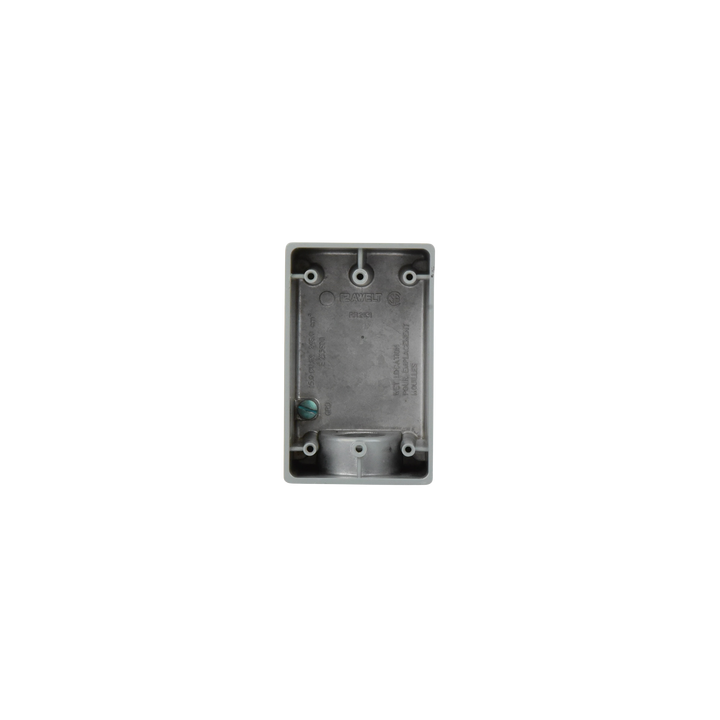 Caja Condulet FS de 1" (25.4 mm) con una boca a prueba de intemperie.