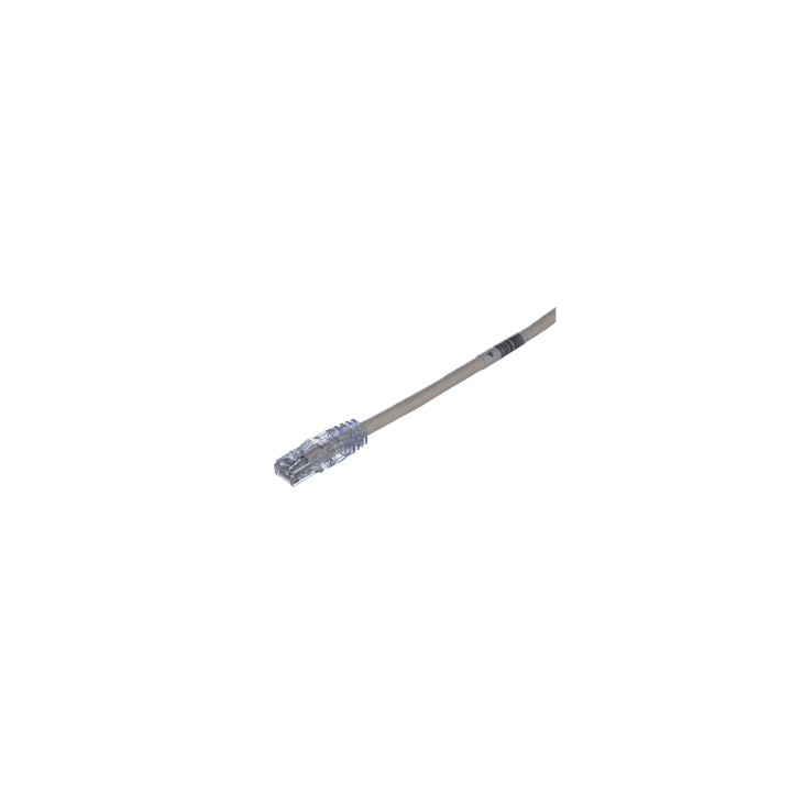 Cable de Parcheo TX6, UTP Cat6, 24 AWG, CM Color Blanco Mate, 0.61 Metros (2 Pies)