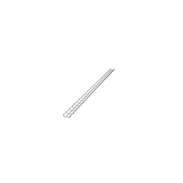 Charola Tipo Malla 33/100 mm, Acabado Electro Zinc, Hasta 53 Cables Cat6, Tramo de 3 Metros