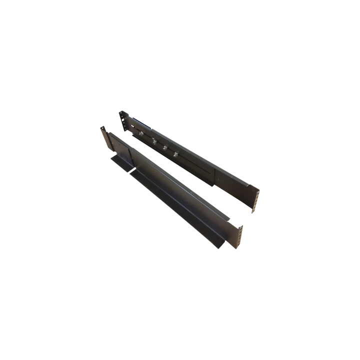 Kit de rieles para montaje de UPS Epcom Power Line en Rack / Gabinete de 4 postes, incluye un par de rieles con soporte