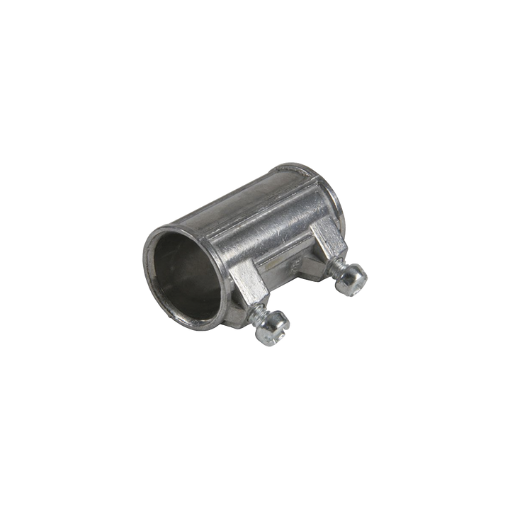Cople de 1/2" para Tubo Pared Delgada con Tornillos Opresores.