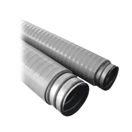 Tubo Flexible tipo Liquidtight de 3/8" (9.5 mm). Acero + Forro PVC. Rollo de 50 Metros.