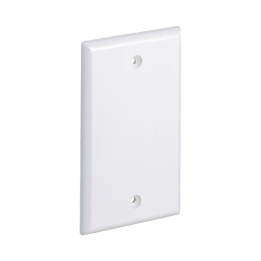 Placa de Pared Ciega Universal, Material ABS, Color Blanco