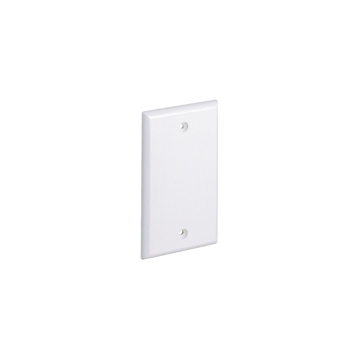 Placa de Pared Ciega Universal, Material ABS, Color Blanco