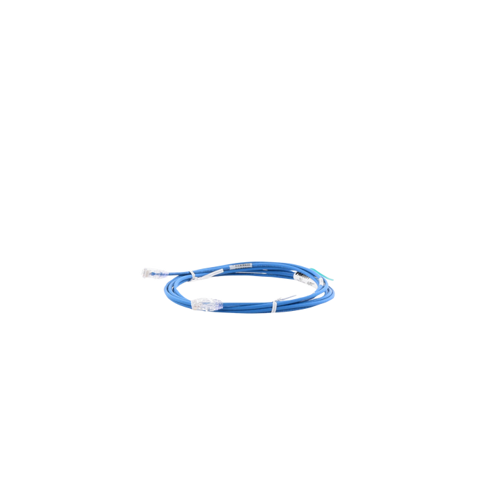 Cable de Parcheo TX6, UTP Cat6, Diámetro Reducido (28AWG), Color Azul, 3.05 Metros (10 Pies)