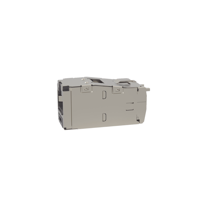 Conector Jack RJ45 Blindado, Estilo TG, Mini-Com, Categoría 6, de 8 Posiciones y 8 Cables, Color Negro