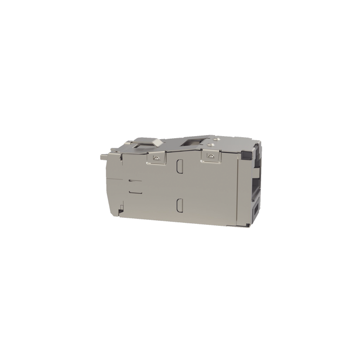 Conector Jack RJ45 Blindado, Estilo TG, Mini-Com, Categoría 6, de 8 Posiciones y 8 Cables, Color Negro