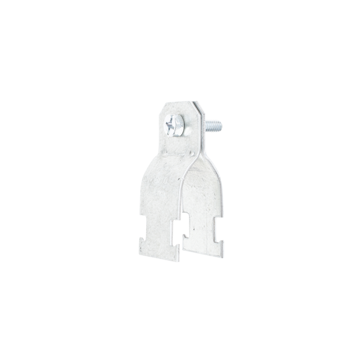 Abrazadera Unicanal para Conduit Pared Gruesa  y PVC de  1/2" (13 mm).