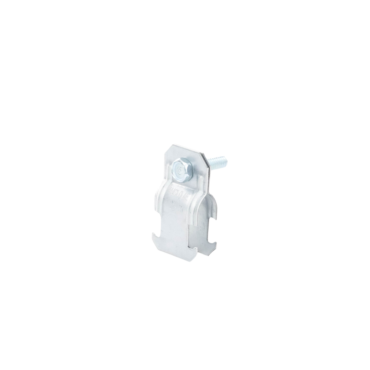 Abrazadera Unicanal para Conduit Pared Gruesa  y PVC de  1/2" (13 mm).