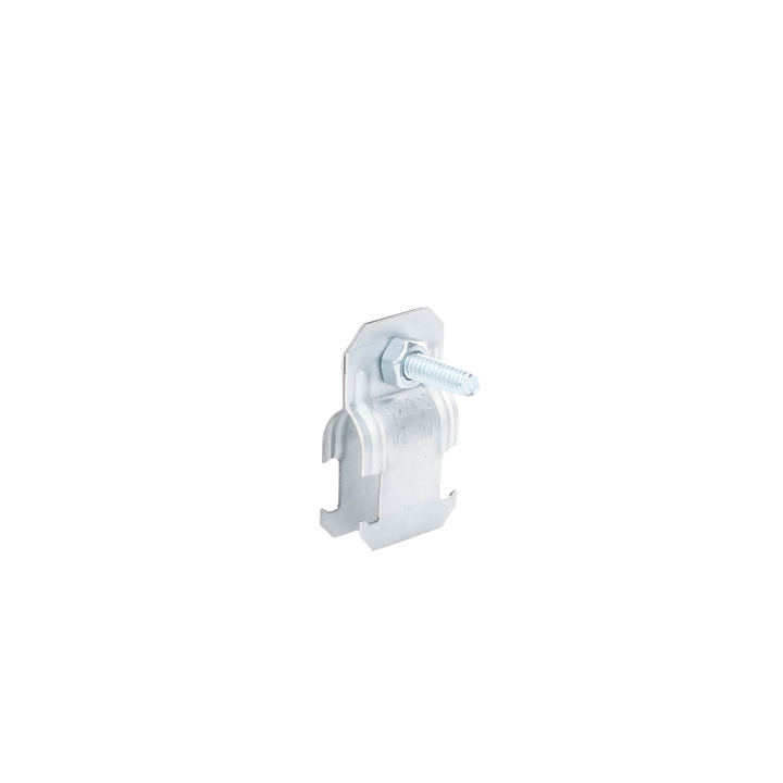 Abrazadera Unicanal para Conduit Pared Gruesa  y PVC de  1/2" (13 mm).
