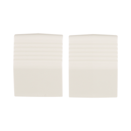 Unión recta de base, para uso con canaleta T70, Material PVC Rígido, Color Blanco Mate