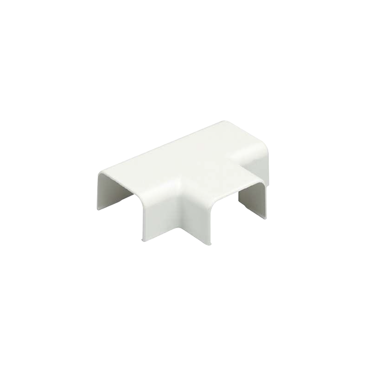 Accesorio en "T", para uso con canaleta LD10, material ABS, Color Blanco