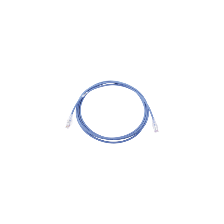 Patch Cord MC6 Modular Cat6 UTP, CM/LS0H, 3.05 Metros (10 Pies), Color Azul, Versión Bulk (Sin Empaque Individual)