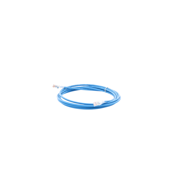 Patch Cord MC6 Modular Cat6 UTP, CM/LS0H, 3.05 Metros (10 Pies), Color Azul, Versión Bulk (Sin Empaque Individual)