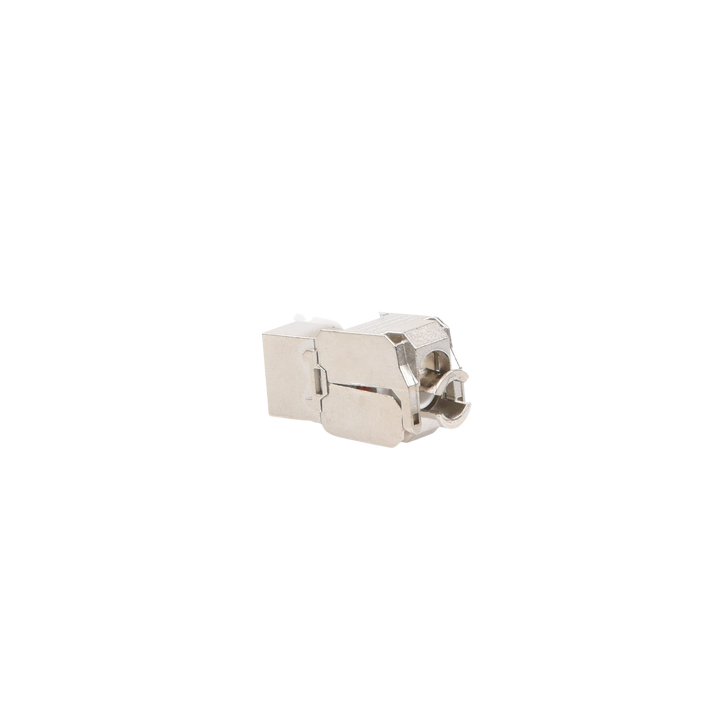 Módulo Jack Keystone Cat6A Blindado (STP) sin Herramienta (Toolless) para Faceplate