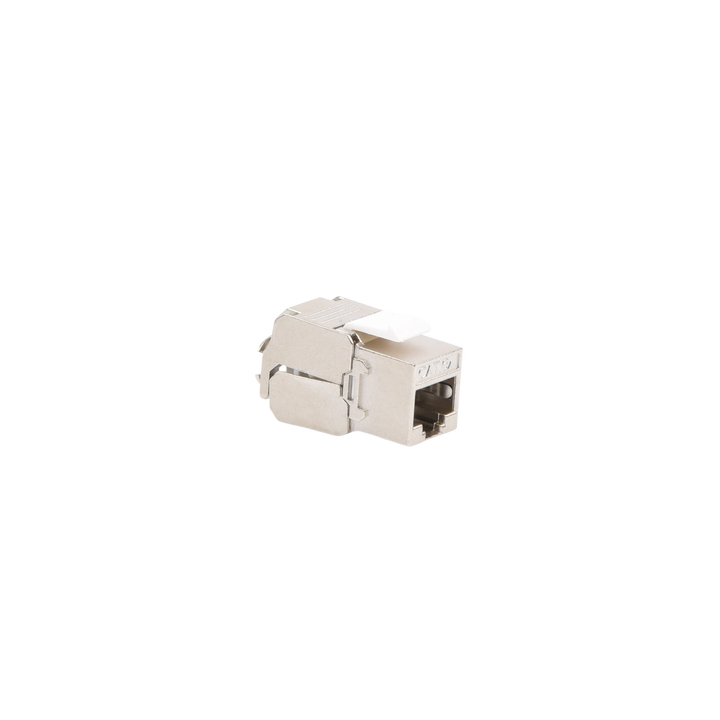 Módulo Jack Keystone Cat6A Blindado (STP) sin Herramienta (Toolless) para Faceplate