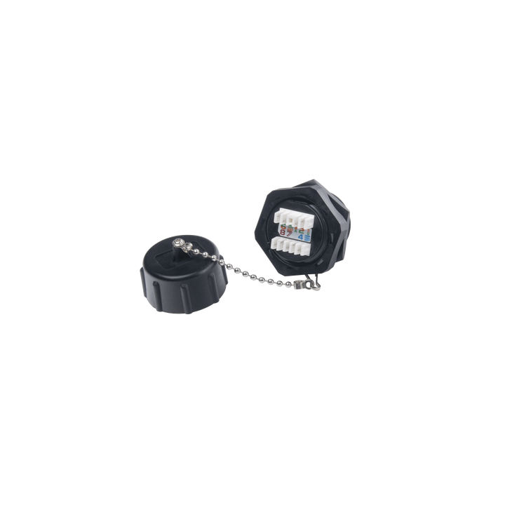 Jack Industrial RJ45 Categoría 6 Blindado, IP67 (Waterproof)