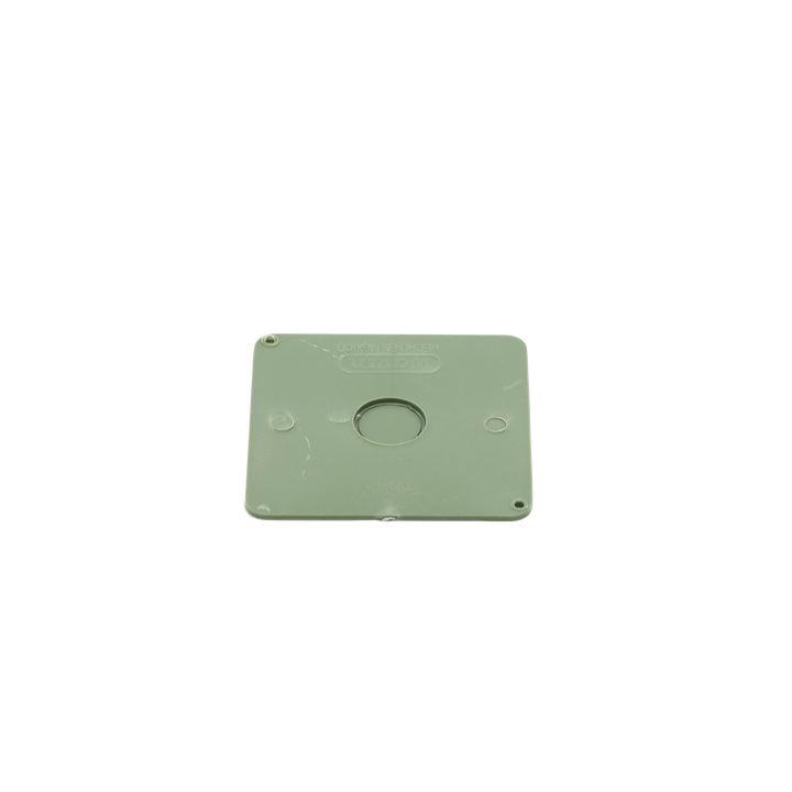 Tapa  para Caja Cuadrada de 1/2" para instalaciones con tubería PVC Conduit pesado.